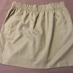 J. Crew Beige Mini Skirt